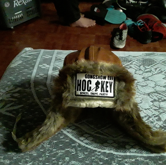 GongShow Faux Leather/Fur Trapper Winter Hat - Picture 5 of 16